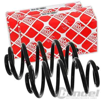 2x Febi Muelle Helicoidal Eje Trasero Izquierda Derecha para Opel Vectra C + Cc - Imagen 1 de 3