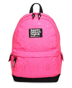 superdry rose gold splatter backpack