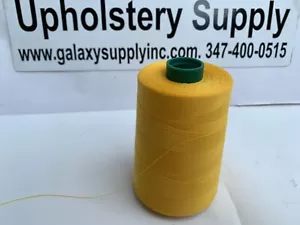 Tex40 GOLD Thread #32072 100% Spun Polyester Cone 6000Yard, sold by 3 spools. - Picture 1 of 9