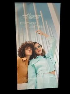 Silhouette Brillenständer Wandbanner 70 "x 34,5" Holzstab oben leicht  - Bild 1 von 1