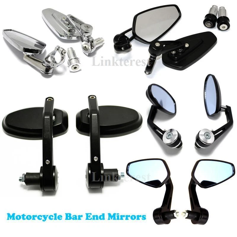For MV AGUSTA Brutale 7/8'' 22MM Motorcycle Bar End Rear View Side Mirrors - Изображение 1 из 2