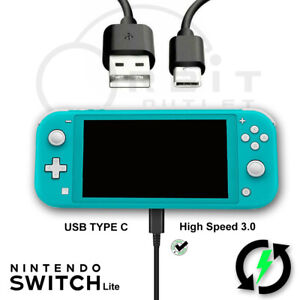 For Nintendo Switch Lite USB Power Charging Lead Charger Cable TYPE C HDH-001 