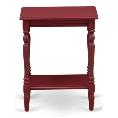 East West Furniture BF-13-ET Bedford Night Stand - Rectangle Modern End Table - Image 1 of 4