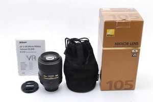 [MINT w/Box] Nikon Nikkor AF-S 105mm f2.8 G VR Micro IF ED Lens AFS From JAPAN