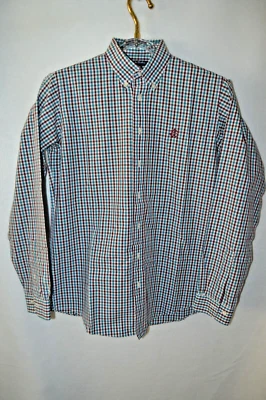 BROOKS BROTHERS BOYS SHIRT XL Multicolor GINGHAM Plaid - Image 1 of 4