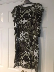 FOREVER UNIQUE LADIES CAMOUFLAGE MINI DRESS SIZE 12 - Picture 1 of 4