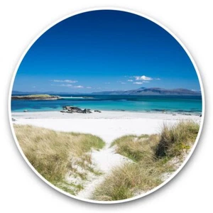 2 x Vinyl Stickers 20cm - Beach Isle of Iona Scotland #44234 - Afbeelding 1 van 8