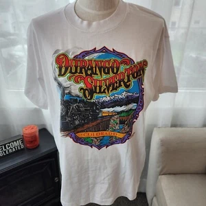 Vtg Durango Silverton Colorado T-Shirt Mens XL Single Stitch Made in USA Best - Picture 1 of 4