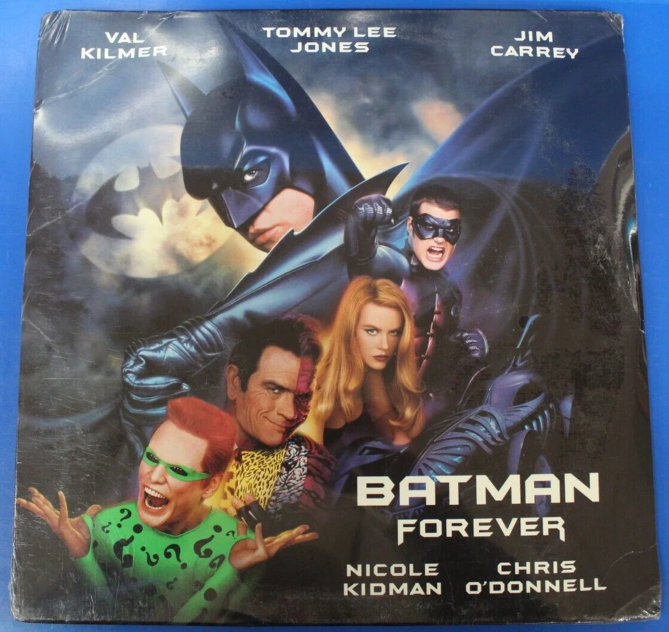 Sealed New Batman Forever (Laserdisc 1995)-Val Kilmer/Jim Carrey/Tommy Lee Jones — 第 1/1 张图片