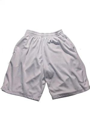 Pantalones cortos deportivos PONY Chevron grandes (26 x 10) blancos 2012 bordados deletreados Foto 1 de 4