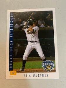 Eric Wagaman Card 2019 Charleston River Dogs Team Card