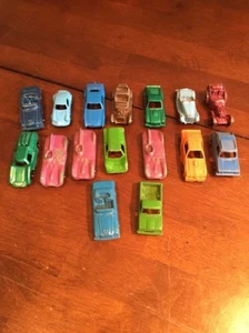 Lot of 16 Vintage Sporty Tootsie Toy Cars - Picture 1 of 12