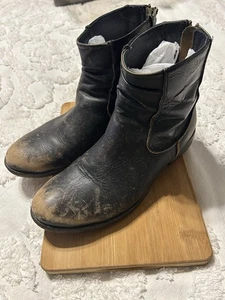 Free People Matisse Gerald Distressed Leder Stiefeletten Bohemian Gr. EU39 US8,5 - Bild 1 von 13