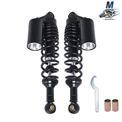 Amortiguador trasero suspensión neumática negro para Honda Kawasaki 12,5" 320 mm Foto 1 de 4