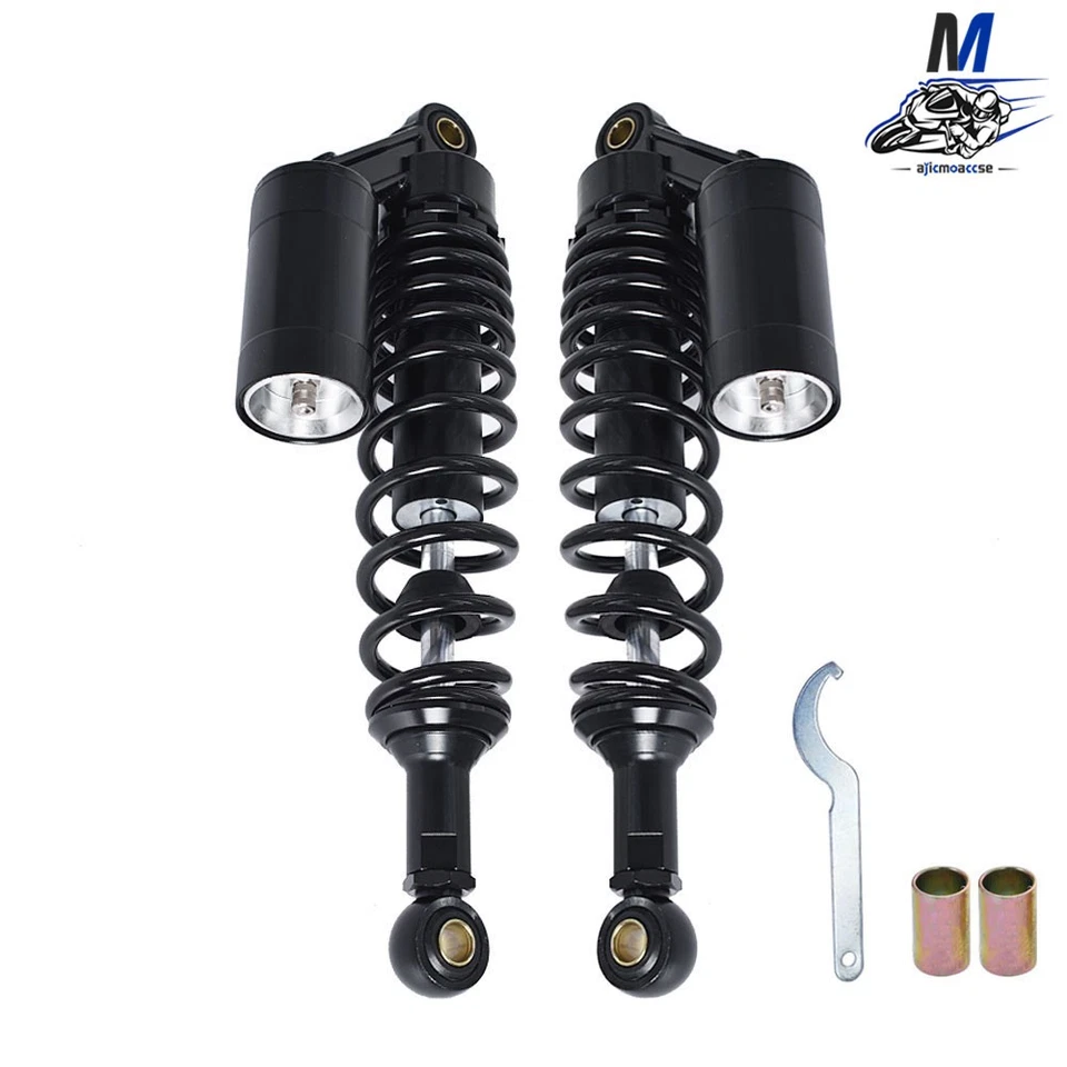 Amortiguador trasero suspensión neumática negro para Honda Kawasaki 12,5" 320 mm Foto 1 de 4