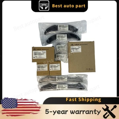 Kit de tensor completo de cadena de distribución de 10 piezas para 25281-3c100 06-10 Hyundai Kia 3,3-3,8 L Foto 1 de 4