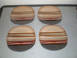 Juego de 4 platos de ensalada Better Homes & Gardens Trends 8 3/4" marrón bazar - Imagen 1 de 5