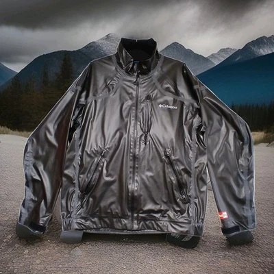 Columbia Golf OutDry Jacket Mens L Nylon Full Zip Bonded Seams Waterproof Vented - Image 1 of 4
