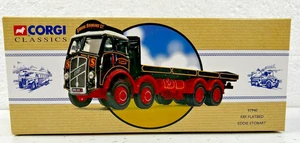 Corgi 97940 ERF Flatbed Truck Eddie Stobart Classics Road Transport Model Mint - Picture 1 of 5