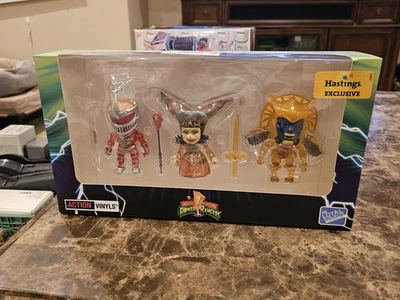 Paquete de 3 villanos Mighty Morphin Power Rangers The Loyal Subjects Rita Zedd Goldar Foto 1 de 4