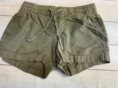 Pantalones Cortos Old Navy Para Mujer XS Mezcla de Lino Cintura Elástica Verano Cordón Informal Foto 1 de 4