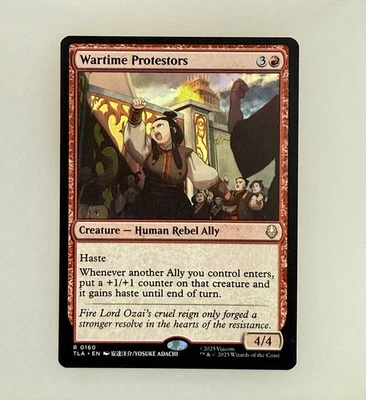Magic the Gathering: Wartime Protestors Avatar: The Last Airbender Reg NM - Image 1 of 3