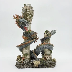 13" Large Aquarium Simulation Dragon Fish Tank Aquascape Ornament Decoration - Picture 1 of 4