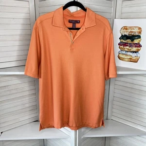 Tommy Bahama 18 Golf Hombre Naranja Manga Corta Polo Mediano - Imagen 1 de 4
