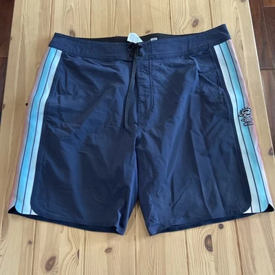 Boardshort RipCurl Mirage 38 3-2-One Ultimate 19" Phantom Cordura natación/surf Foto 1 de 4