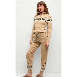 Veronica Beard The Upside Fairbanks JoJo Strick Jogginghose XS Neu mit Etikett 278 Khaki  - Bild 1 von 7