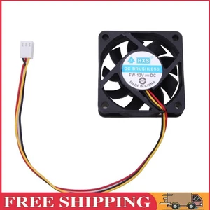 60mm PC Computer Case Cooling Fan DC 12V 3Pin Computer CPU Cooling Fan 4500RPM - Bild 1 von 7