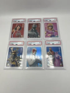 2019 Panini Fortnite Series 1 USA Print Holofoil Lot 6x PSA 9 Wild Card Knight - Bild 1 von 5