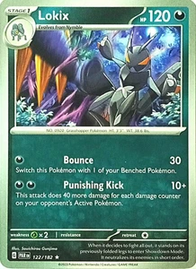 Mazzo Lokix Esclusivo Pokemon TCG 122/182 Regolare Raro  - Foto 1 di 1