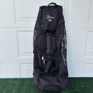 Boombah Beast Black Rolling Baseball Softball Wheeled Bat & Gear Bag Illusion 22 - Picture 1 of 24