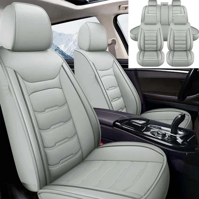 Full Set Seat Cover 5-Seats Front + Rear Cushion Protect Pad For Kia Soul Forte - Image 1 of 4