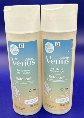 X 2 Gillette Venus exfoliante pre afeitado + OLAY 6,7 fl oz sal marina suave Foto 1 de 4