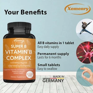 Complejo Vitamina B 590mg - Ayuda Metabólica, Apoyo Energético, Alta Eficacia - Imagen 1 de 14