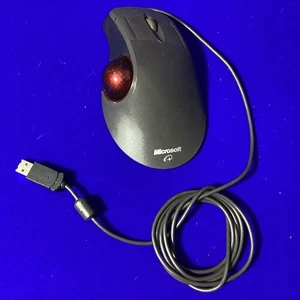 Microsoft Trackball Optical Mouse 1.0 PS2/USB tested working LR023 - Picture 1 of 6