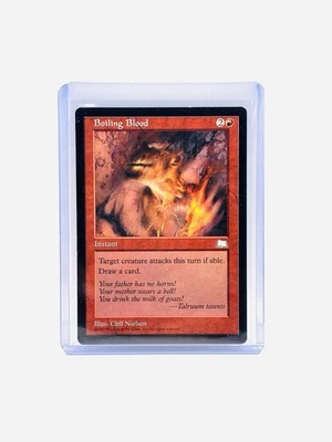 Magic The Gathering, Boiling Blood, Weatherlight, Regular MT/NM - Image 1 of 2