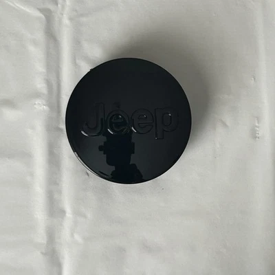 Jeep Grand Cherokee Renegade Wrangler Wheel Center Cap 1LB77TRMAC  Black - Image 1 of 2