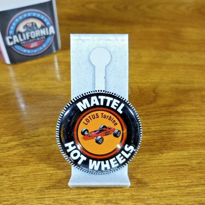 Hot Wheels Grand Prix Series Redline Lotus Turbine Metal Button Hong Kong 1969 - Image 1 of 2