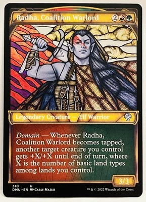 Radha, Coalition Warlord (Showcase) -#310-MTG- Dominaria United-Regular-NM - Image 1 of 2