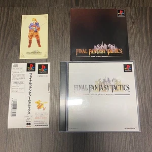 Final Fantasy Tactics Playstation Game Software SQUARE ENIX NTSC-J 1997 Hobby - Picture 1 of 3