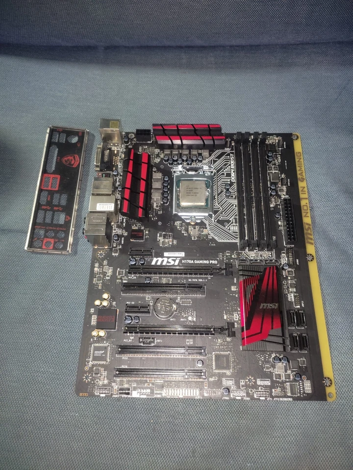 MSI H170A GAMING PRO Motherboard ATX + Intel Core i5-6500 CPU - Immagine 1 di 4