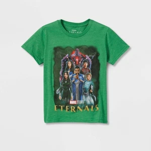 Boys' Marvel Eternals Short Sleeve Graphic T-Shirt - Green XS - Picture 1 of 1