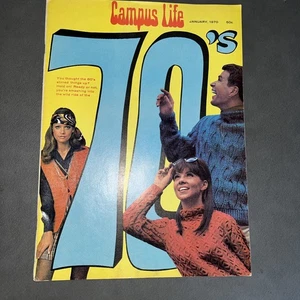 SUPER RARE 1970 Campus LIFE 1970’s Magazine - BEAUTIFUL ARTWORK AND STYLE - Picture 1 of 24