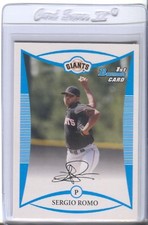 2008 Bowman Prospects  SERGIO ROMO  QtyDiscto50%