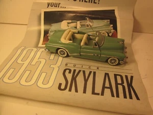 FRANKLIN  MINT 1/43 DIECAST  "1953 BUICK SKYLARK CONV." CLASSIC '50s SERIES - Picture 1 of 8