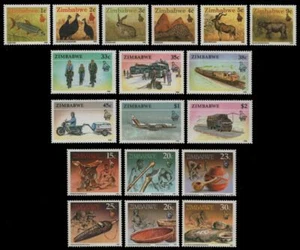 Zimbabwe 1990 - Mi-N.o 418-435 ** - Estampillada sin montar o nunca montada - Marcas libres / Definitivos - Imagen 1 de 1