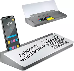 Schreibtisch Whiteboard - Glas trocken abwischbares Whiteboard - Schreibtisch Computer Buddy - Home Of - Bild 1 von 12